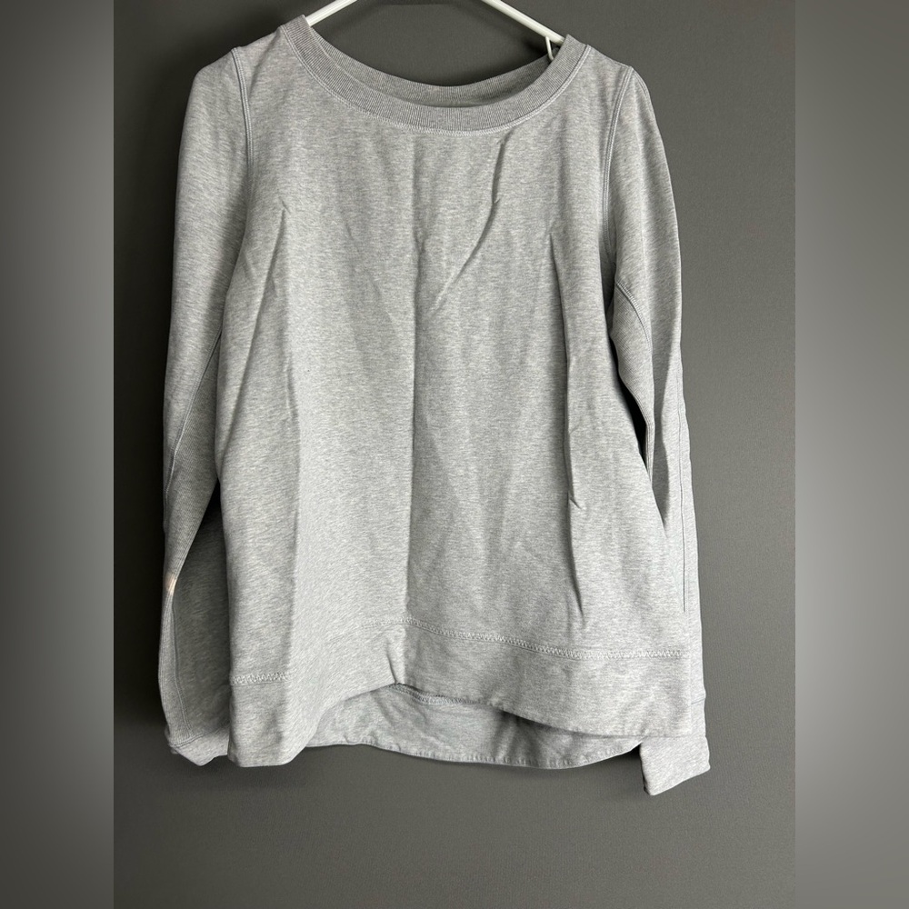 lululemon athletica Light Gray Crewneck Sweatshirt size s-m